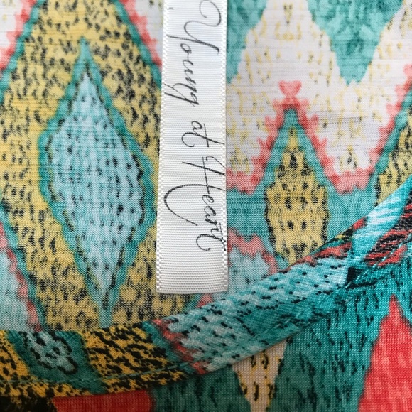 Boho Turquoise Tank Top - Picture 2 of 4